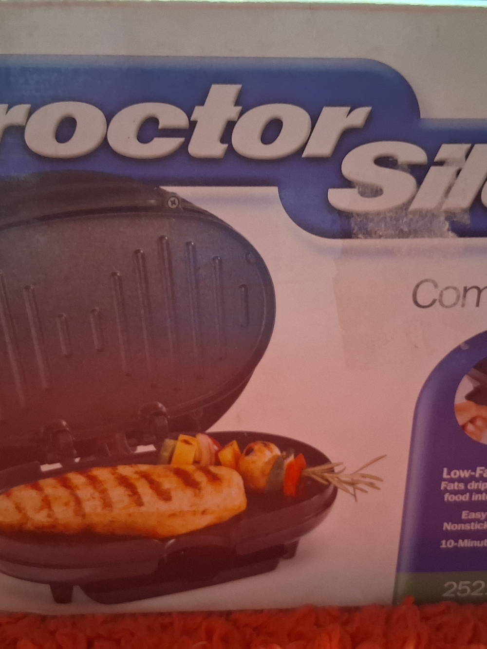 Proctor Sile Electric Indoor Grill - Black